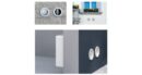 H&b Climatiseur monobloc reversible 3000w 10000 btu wifi classe a blanc