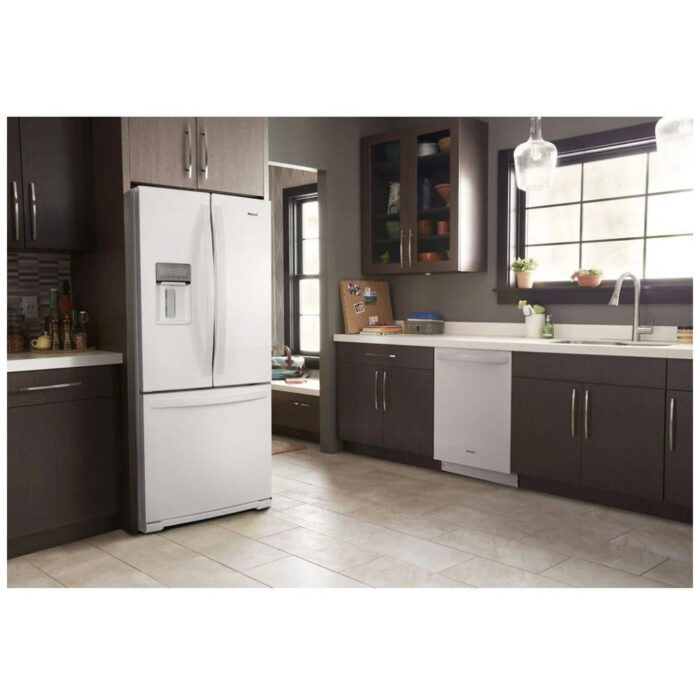 Whirlpool Réfrigérateur à portes françaises WRF560SEHW 30 po, capacité de 19,7 pi³ – Image 2