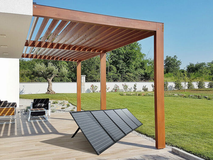 Revolt Batterie nomade HSG-1150 avec panneau solaire 200 W et câble – Image 2