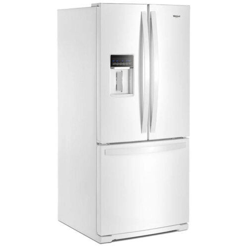 Whirlpool Réfrigérateur à portes françaises WRF560SEHW 30 po, capacité de 19,7 pi³