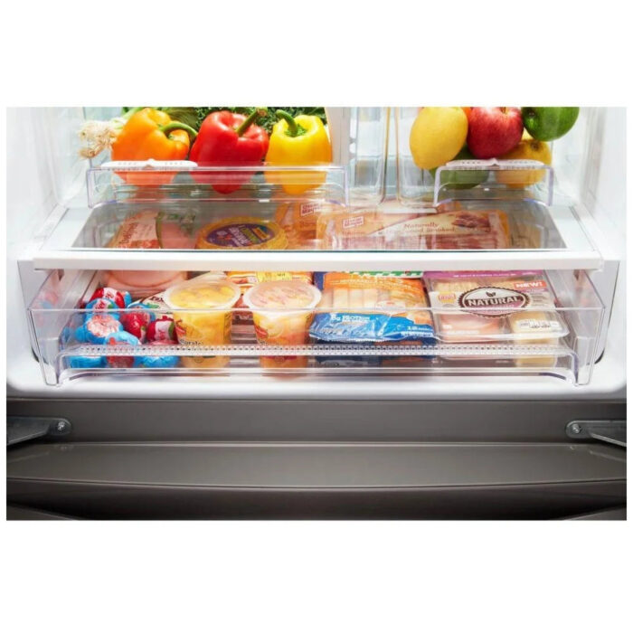 Whirlpool Réfrigérateur à portes françaises WRF560SEHW 30 po, capacité de 19,7 pi³ – Image 3