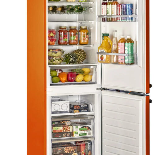 Unique Réfrigérateur Classic Rétro 24 po, 12 pi3 orange creamsicle UGP-340L O AC