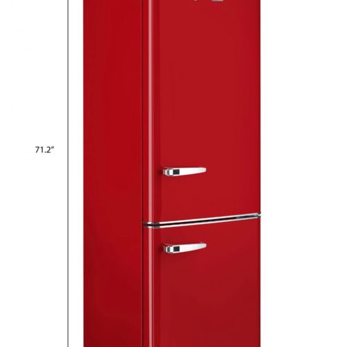 Unique Réfrigérateur Classic Rétro 9 pi³ à congélateur inférieur UGP-275L R AC