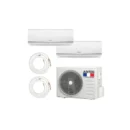 Airton Climatiseur reversible bi-split 2500W Readyclim 2x4M