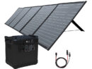 Revolt Batterie nomade HSG-1150 avec panneau solaire 200 W et câble