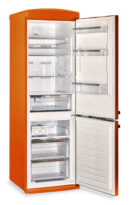 Unique Réfrigérateur Classic Rétro 24 po, 12 pi3 orange creamsicle UGP-340L O AC