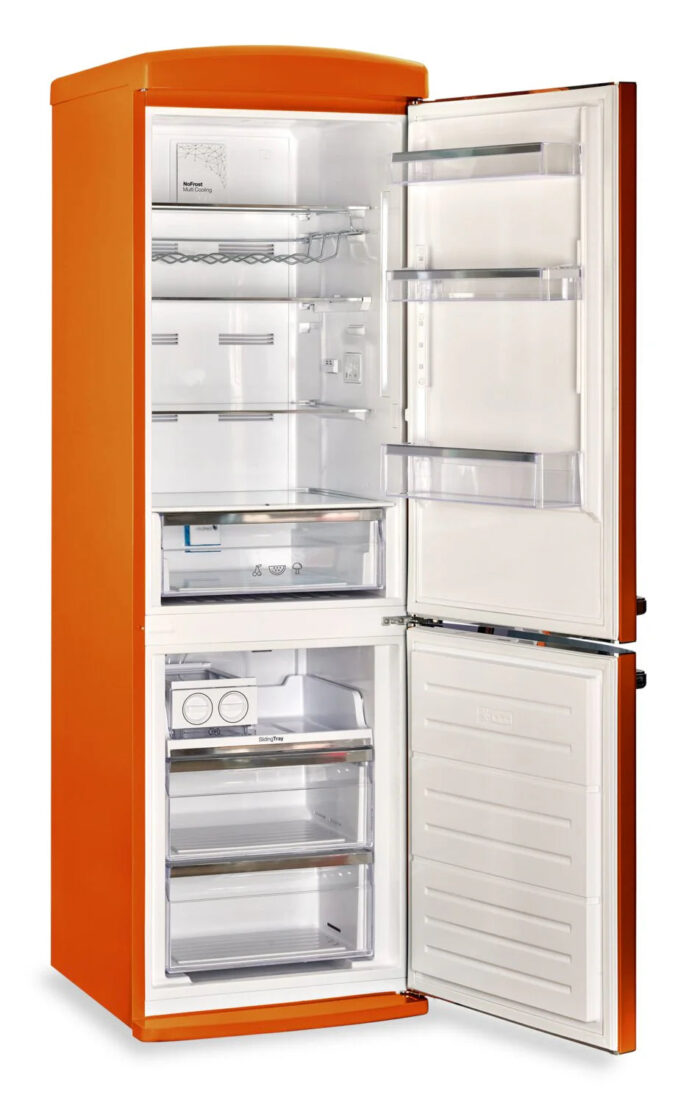 Unique Réfrigérateur Classic Rétro 24 po, 12 pi3 orange creamsicle UGP-340L O AC – Image 5