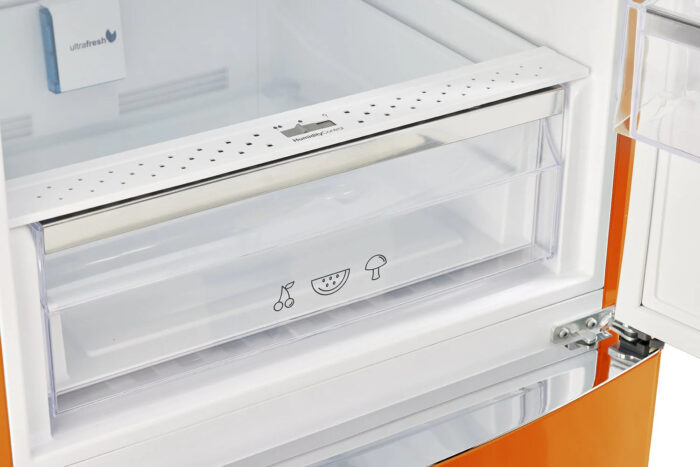 Unique Réfrigérateur Classic Rétro 24 po, 12 pi3 orange creamsicle UGP-340L O AC – Image 3
