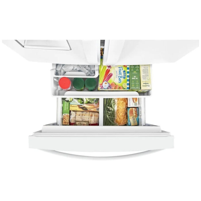 Whirlpool Réfrigérateur à portes françaises WRF560SEHW 30 po, capacité de 19,7 pi³ – Image 6