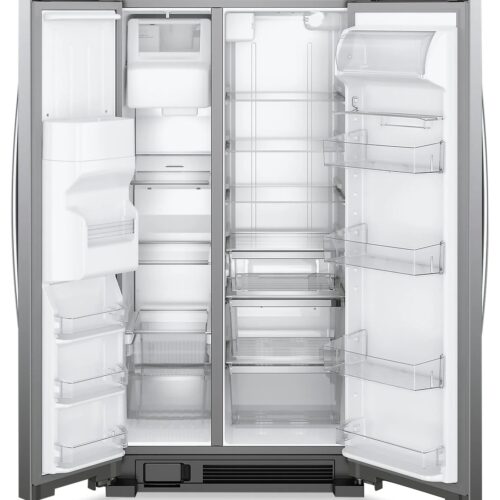 Whirlpool Réfrigérateur 21 pi³, 33 po acier inoxydable résistant aux traces de doigts