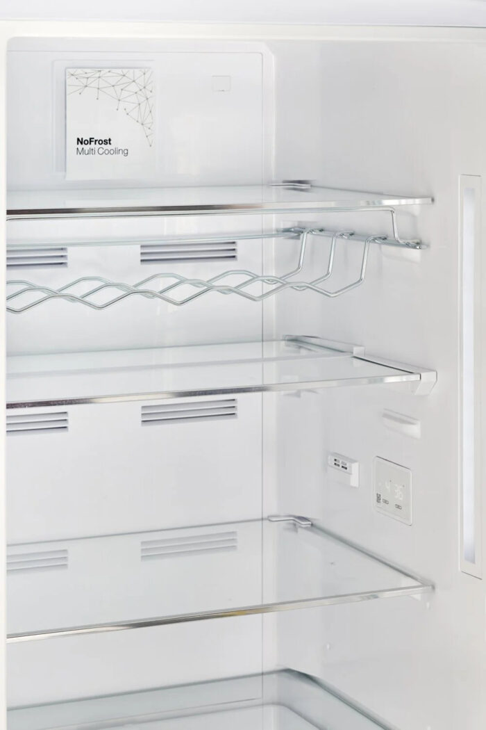 Unique Réfrigérateur Classic Rétro 24 po congélateur inférieur blanc guimauve UGP-340L W AC – Image 4