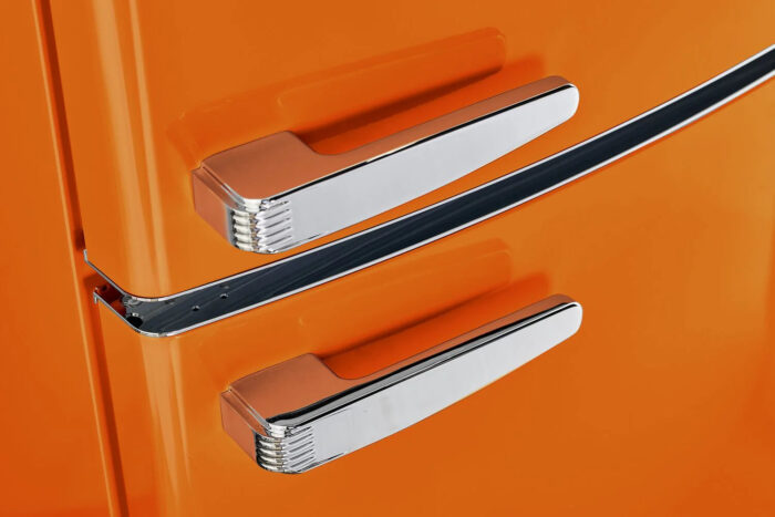 Unique Réfrigérateur Classic Rétro 24 po, 12 pi3 orange creamsicle UGP-340L O AC – Image 4