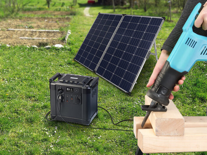 Revolt Batterie nomade HSG-1150 avec panneau solaire 200 W et câble – Image 6