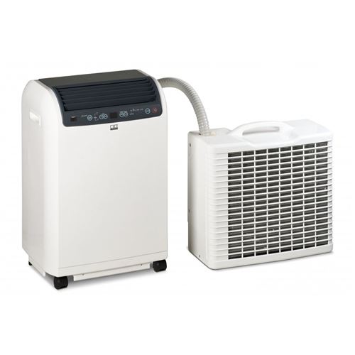 Remko Climatiseur mobile RKL 495 DC 4,3 kW jusqu'à 80m2 Blanc