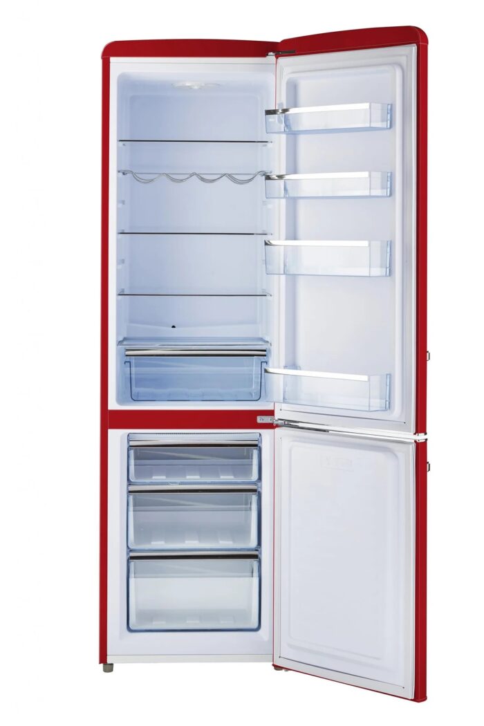 Unique Réfrigérateur Classic Rétro 9 pi³ à congélateur inférieur UGP-275L R AC – Image 3