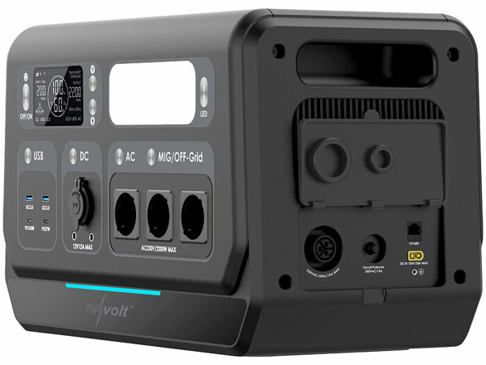 Revolt 2 panneaux solaires 215 W & câbles avec Batterie nomade Wh HSG-2048 – Image 8