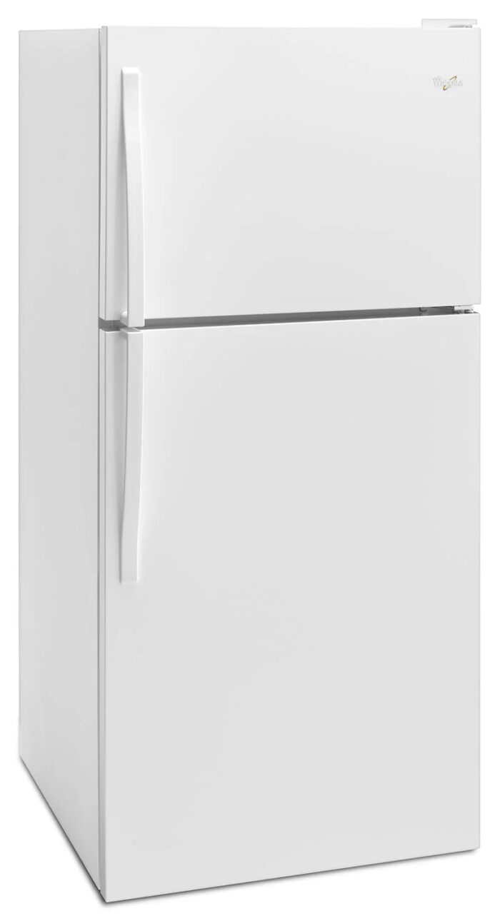 Whirlpool Réfrigérateur 18,2 pi³, 30 po à congélateur supérieur blanc WRT318FZDW – Image 3