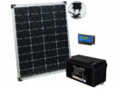 Revolt Kit panneau solaire 110 W avec batterie 80Ah et régulateur 40 A