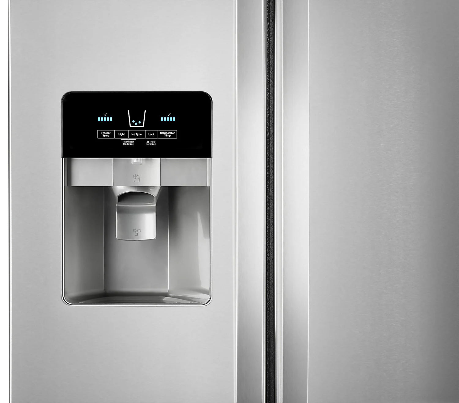 Whirlpool Réfrigérateur 21 pi³, 33 po acier inoxydable résistant aux traces de doigts – Image 3