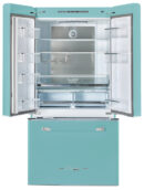 Unique Réfrigérateur Classic Rétro 36 po Turquoise brume marine UGP-595L T AC