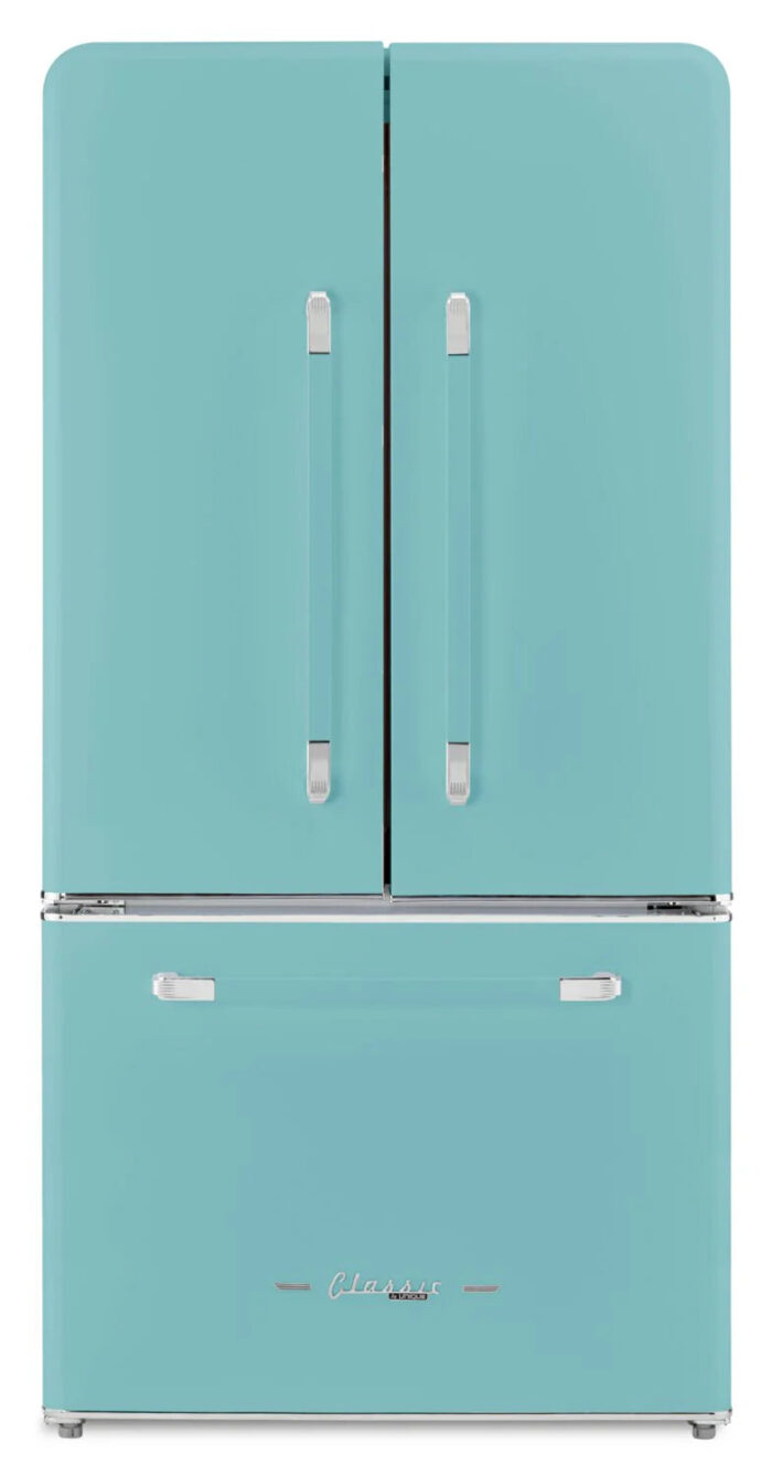 Unique Réfrigérateur Classic Rétro 36 po Turquoise brume marine UGP-595L T AC – Image 9
