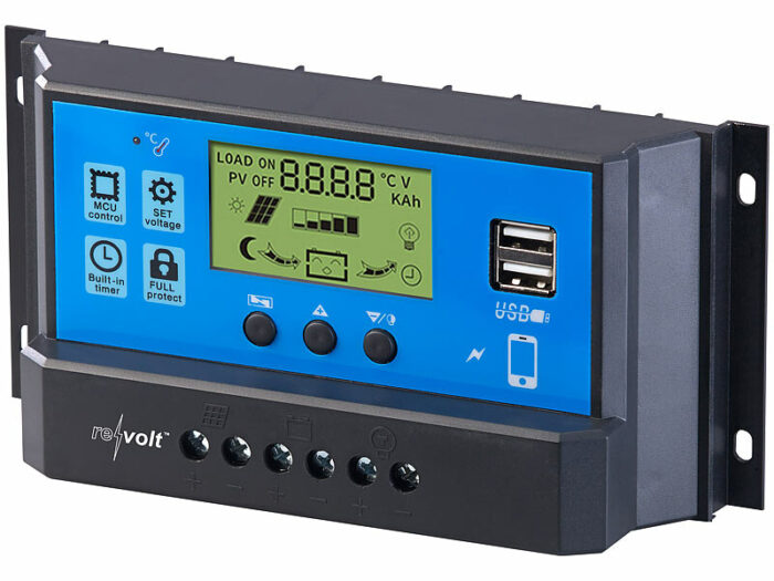 Revolt Kit panneau solaire 110 W avec batterie 80Ah et régulateur 40 A – Image 12