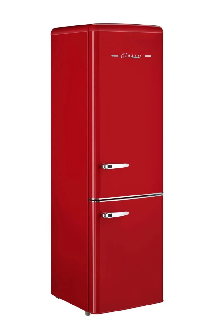 Unique Réfrigérateur Classic Rétro 9 pi³ à congélateur inférieur UGP-275L R AC – Image 7