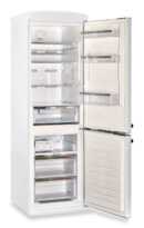 Unique Réfrigérateur Classic Rétro 24 po congélateur inférieur blanc guimauve UGP-340L W AC
